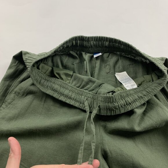 Old Navy Arugula Linen Blend Wide Leg Lounge Pant S - Picture 3 of 7